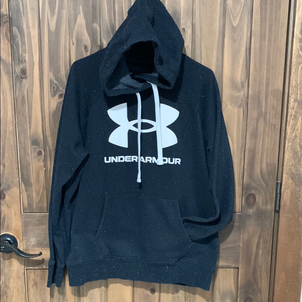 Under Armour Black and White Pullover Sweater with Hood